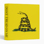 Gadsden Flag - Don't Tread On Me Vinyl Binder
