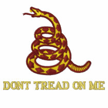 Gadsden Flag Embroidered Fleece embroidered shirts