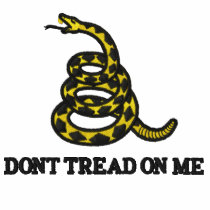 Gadsden Flag Embroidered Fleece embroidered shirts