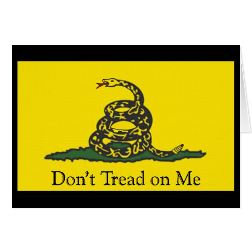 Gadsden Flag Greeting Cards