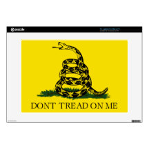 Gadsden Flag Laptop Skins