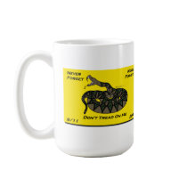 Gadsden Flag Mug, Standard Version by Esoterik Gadsden Flag Mug, Standard Version