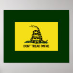 Gadsden flag poster posters
