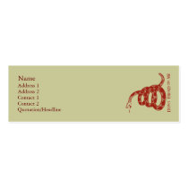 Gadsden Flag Profile Cards business cards