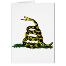 Gadsden Flag Snake Card