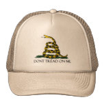 Gadsden Flag, Yellow Background Hats