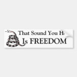 Gadsden - Freedom Isn't Free - add your text Bumper Sticker