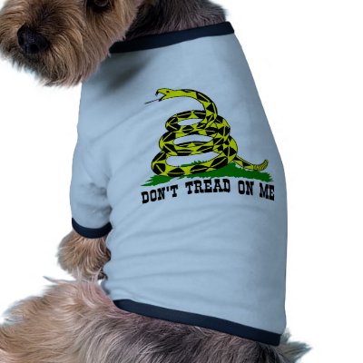 Gadsden Snake Don't Tread On Me Doggie Tee by Tattoo Time