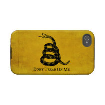 Gadsden Vintage Flag iPhone Case Tough Iphone 4 Covers