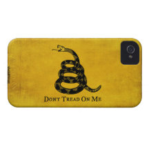 Gadsden Vintage Flag iPhone Case iPhone 4 Case
