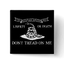Gadsden "Vote Libertarian" Button
