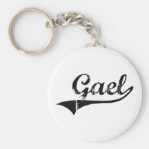 Gael Classic Style Name Key Chain