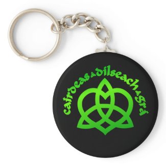 Gaelic Love Collectible Art Key Chain keychain