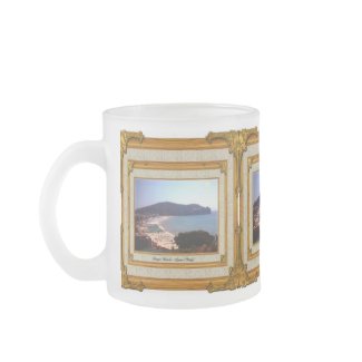 Gaeta Beach Vintage Frame mug
