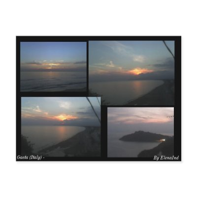 Gaeta (Italy) Sunshine Postcard by elenaind