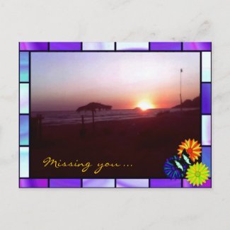 Gaeta-Sunshine on Beach postcard