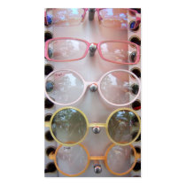 gafas de sol tarjetas de negocio