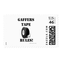 Gaffers Tape Rules Postage Stamp