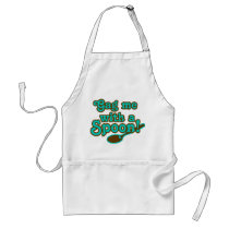 Gag me with a spoon, totally 80s aprons by BubbSnugg Gag me with a spoon, totally 80s aprons