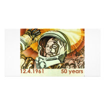 Gagarin 2 custom photo card