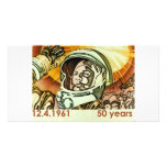 Gagarin 2 custom photo card