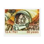 Gagarin Post Card
