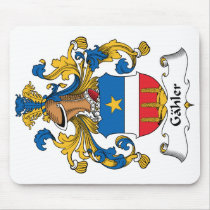 Gahler Family Crest mousepads