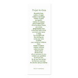 Gaia Prayer Card Business Card Template