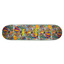 GAIA'S TIME PSYCHEDELIC SKATER'S BOARD skateboards by RavenDancing GAIA'S TIME PSYCHEDELIC SKATER'S BOARD skateboards