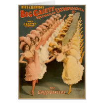 Gaiety Dancers 1900 cards by MyOtherPlanet Gaiety Dancers 1900 cards