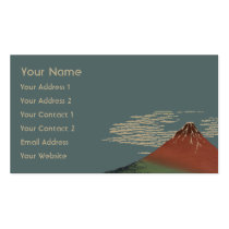 Gaifū Kaisei by Hokusai Katshushika business cards
