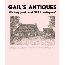 Gail's Antiques, We buy junk and SELL antiques t-shirts