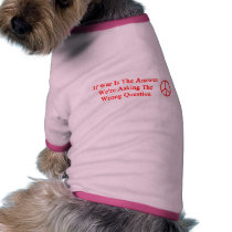 gail's peace design doggie t shirt