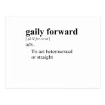 GAILY FORWARD POSTCARD