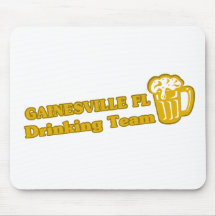 Gainesville Drinking Team tee shirts Mouse Pads