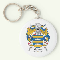 Gaioso Family Crest Keychain