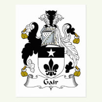 Gair Family Crest Postcard
