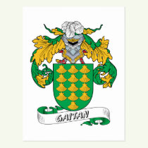 Gaitan Family Crest Postcard