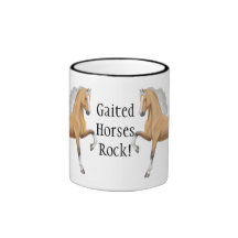 Gaited Horses Rock Mug