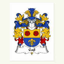 Gajl Family Crest Postcard