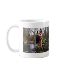 Gal Holding a Beaver Mug mug