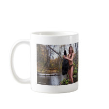 Gal Holding a Beaver Mug 2 mug