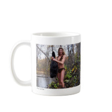 Gal Holding a Beaver Mug 3 mug