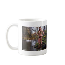 Gal Holding a Beaver Trap Mug 2 mug