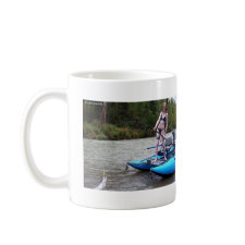 Gal Red Salmon Fishing Mug mug