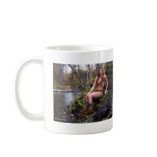 Gal Sitting on a Beaver House Mug 2 mug