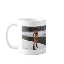 Gal Standing by a River Mug mug