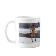 Gal Standing by a River Mug 2 mug