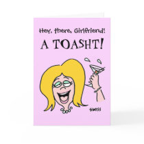 Gal to Gal Birthday Card