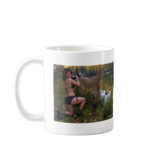 Gal with Ducks Mug mug